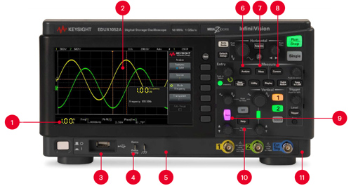 TestEquity: Keysight EDUX1052A Digital Oscilloscope, 2